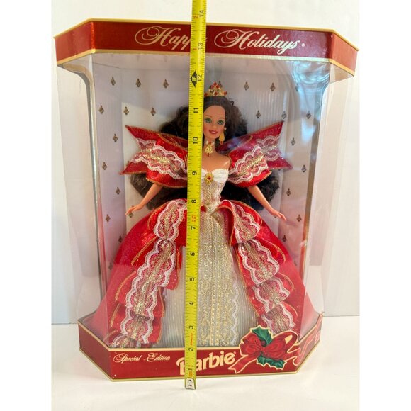 Vintage 1997 Christmas Barbie Happy Holidays Special Edition Unopened Box NEW - Picture 8 of 8